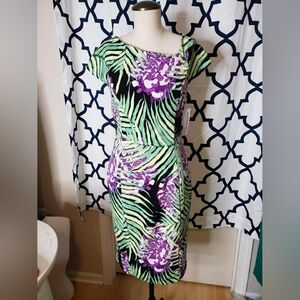 Tropical Print Dress From New York & Company